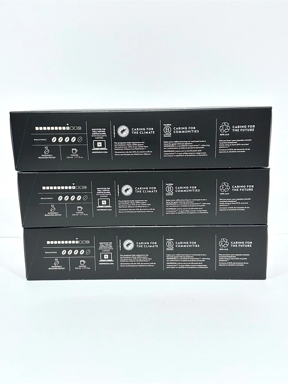 Nespresso Capsules Vertuo, Intenso, Dark Roast Coffee, 30 Coffee Pods